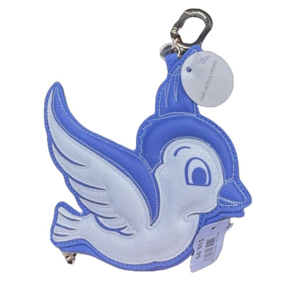 NEW Bath & Body Works Disney Princess Snow White Blue Bird Coin Purse Bag Charm